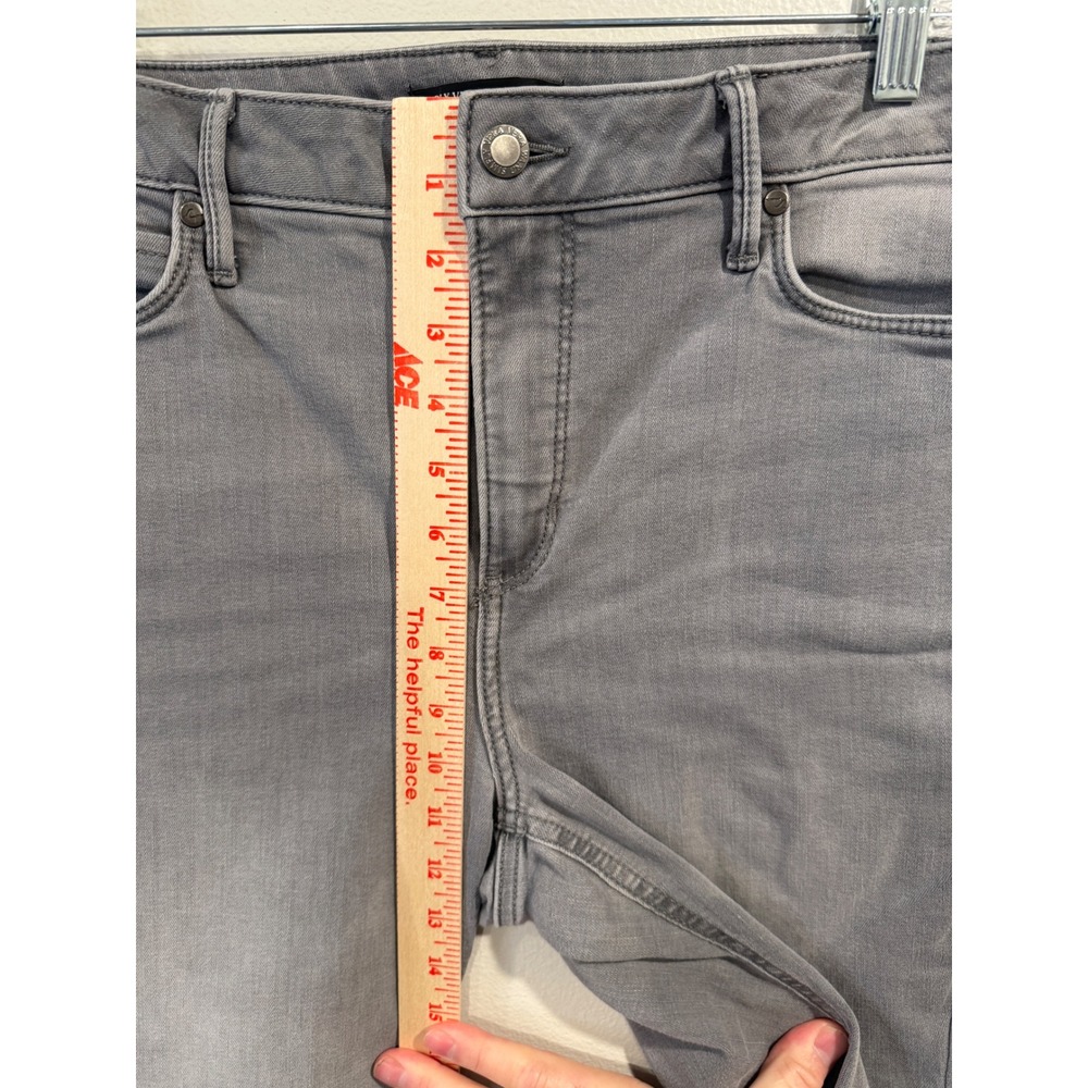 Simply Vera Vera Wang High‎ Rise Skinny Jeans Gray Wash Women's Size 12 - Picture 5 of 10